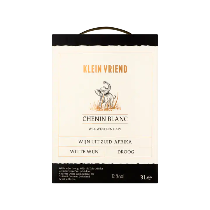 Klein Vriend Chenin Blanc Droge Witte Wijn