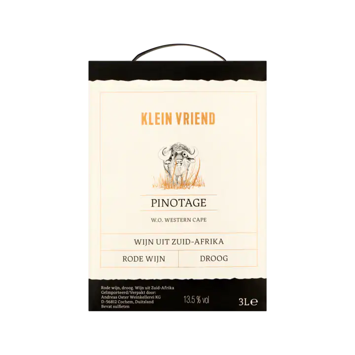 Klein Vriend Pinotage Droge Rode Wijn