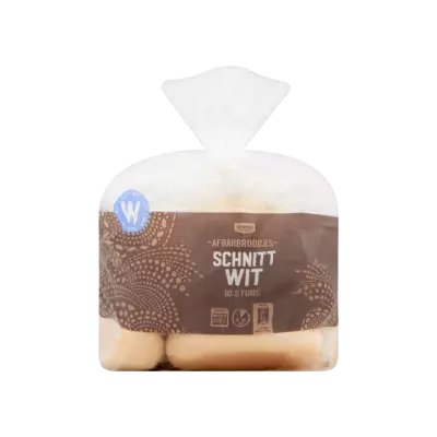 Huismerk Afbakbroodjes Schnitt Wit 10 Stuks