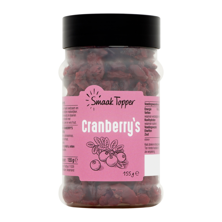Smaak Topper Cranberry's