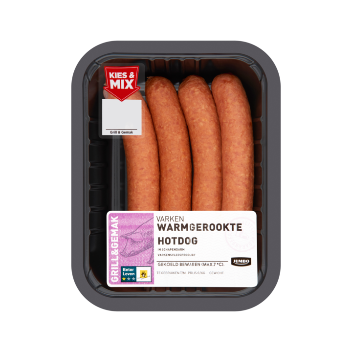 Huismerk Warmgerookte Hotdog