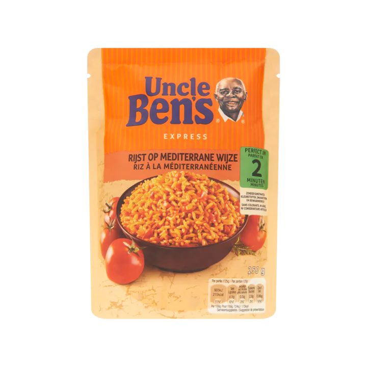Uncle Ben's Express Rijst op Mediterrane Wijze