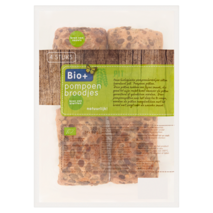 Bio+ Pompoenbroodjes