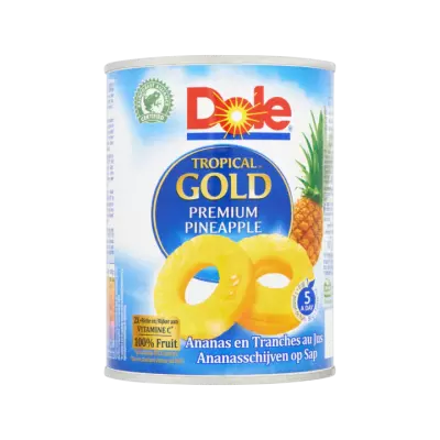 Dole Tropical Gold Ananasschijven op Sap