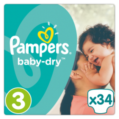 Pampers Baby dry maat