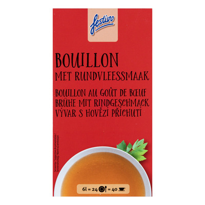 Festivo Bouillon blokjes vlees smaak