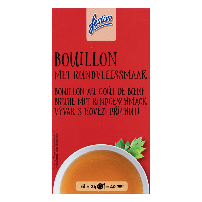 Festivo Bouillon blokjes vlees smaak