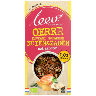 Leev Oerrr krokant aardbei