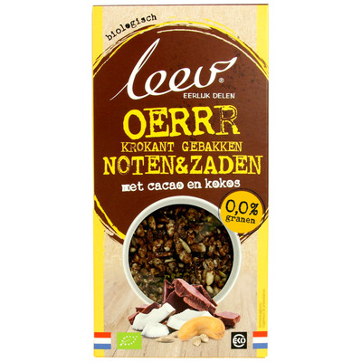 Leev Oerrr krokant cacao en kokos