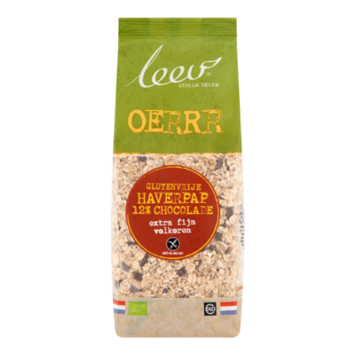 Leev Oerrr Glutenvrije Haverpap 12% Chocolade