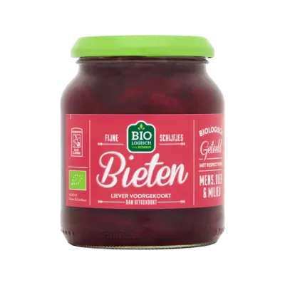 Huismerk Biologische Bieten Fijne Schijfjes