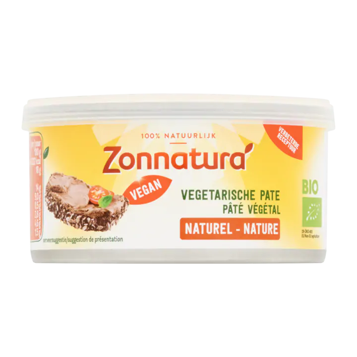 Zonnatura Vegetarische Pate Naturel