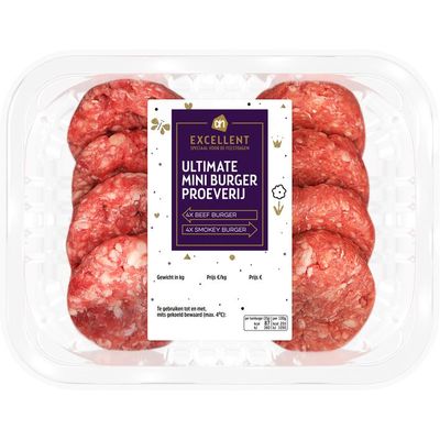 Huismerk Mini ultimate burgers proeverij