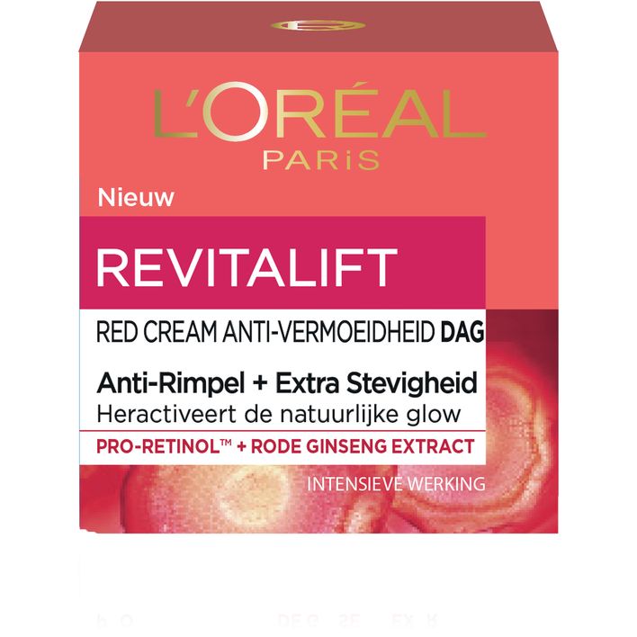 L'Oréal Revitalift red cream