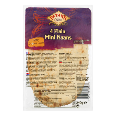 Patak's Mini naan plain