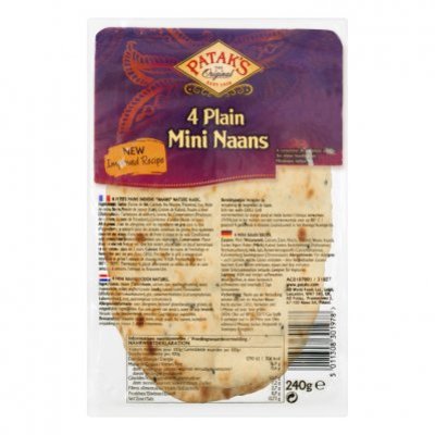 Patak's Mini naan plain