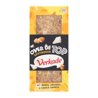 Verkade Wit Kokos, Amandel & Cookie Crunch