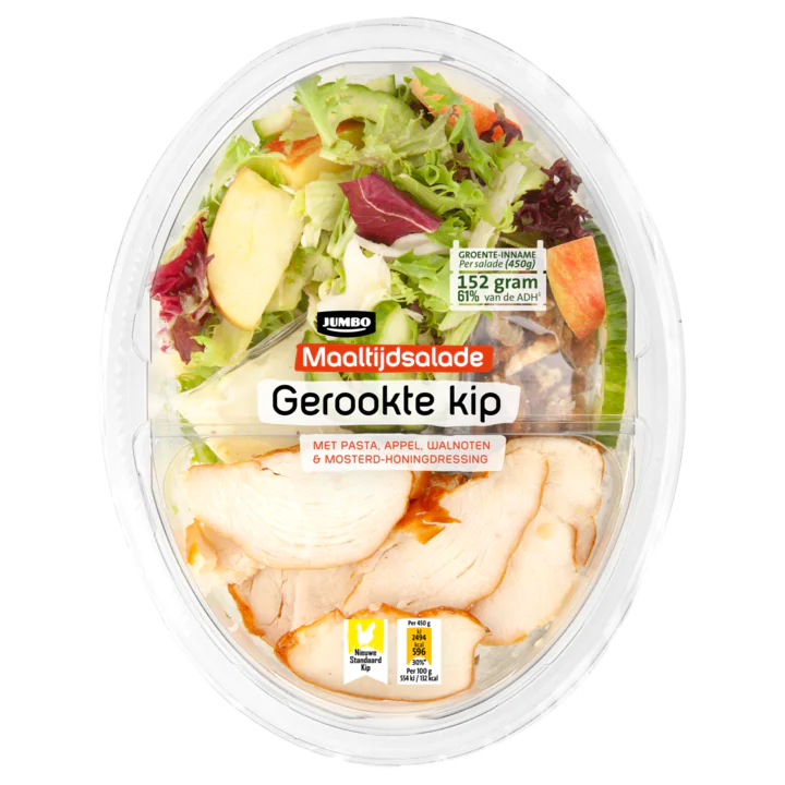 Huismerk Maaltijdsalade Gerookte Kip