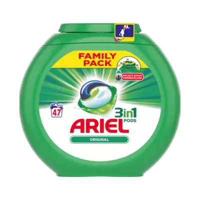 Ariel 3 in 1 Pods Original Wasmiddelcapsules 47 Wasbeurten