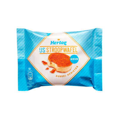 Hertog IJs Stroopwafel Karamel