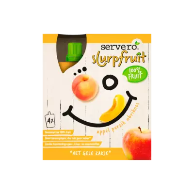 Servero Slurpfruit 100% Fruit Het Gele Zakje