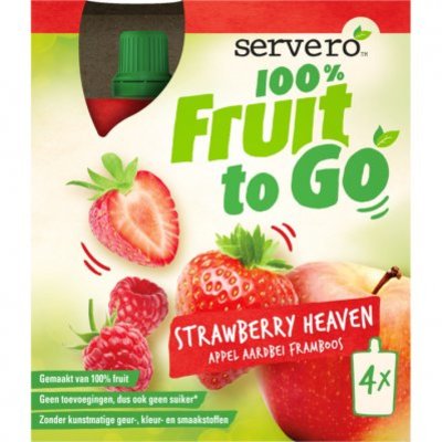 Servero 100% fruit to go strawberry heaven