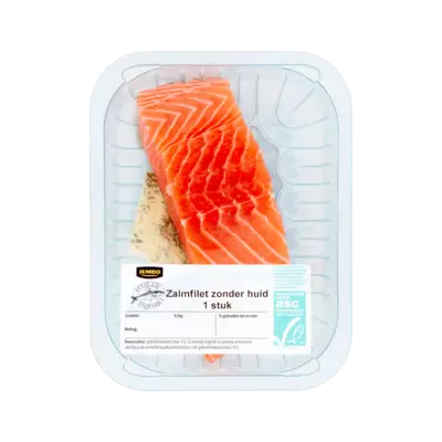 Huismerk Zalmfilet zonder Huid 1 stuk