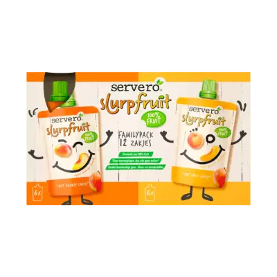 Servero Slurpfruit 100% Fruit Familypack