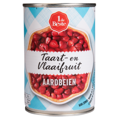 Huismerk Taart & vlaaifruit aardbeien