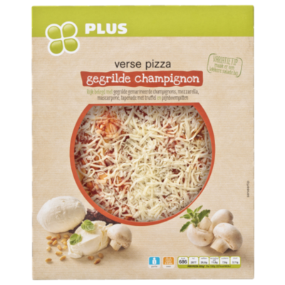 Huismerk Pizza gegrilde champignons