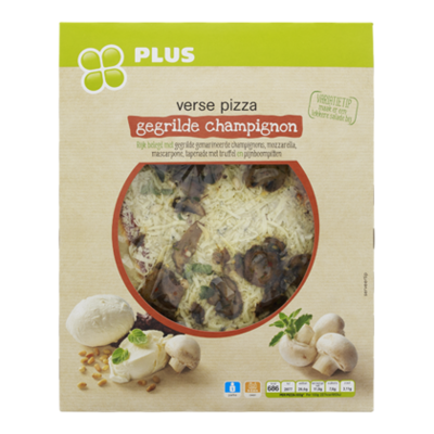 Huismerk Pizza gegrilde champignons