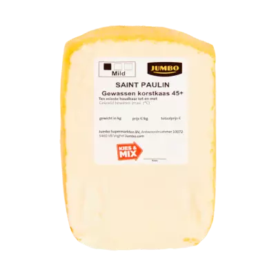 Huismerk Saint Paulin Gewassen Korstkaas 45+ Mild