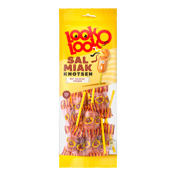 Look-O-Look Salmiak Knotsen 13 Stuks