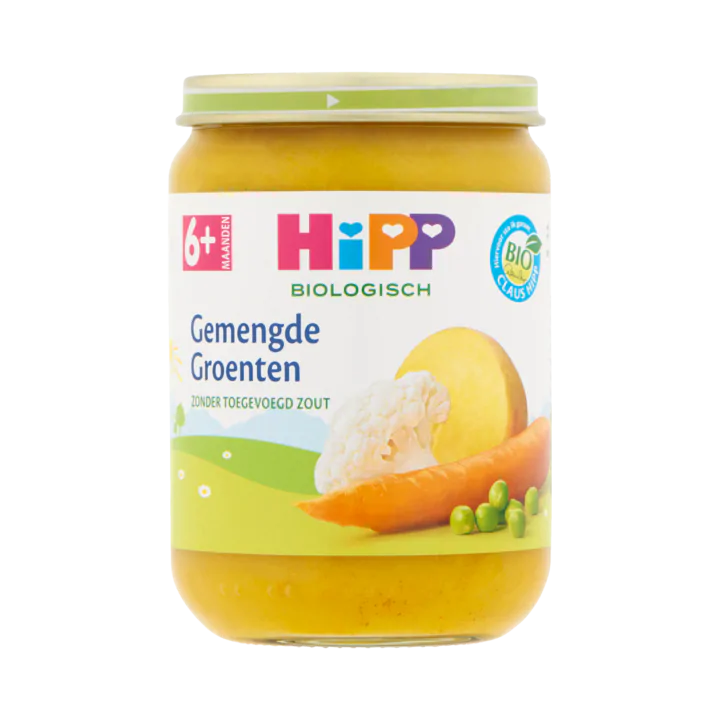 HiPP Biologisch Gemengde Groenten 6+ Maanden