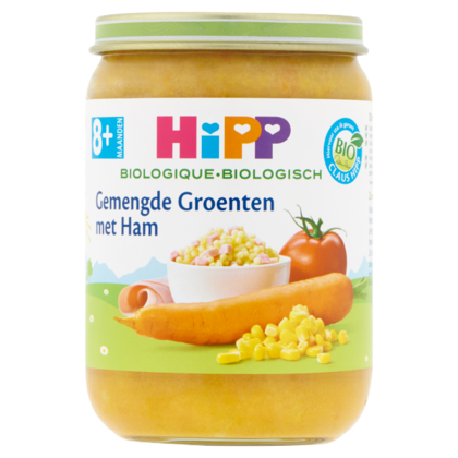 HiPP 8+ Gemengde groenten ham biologisch