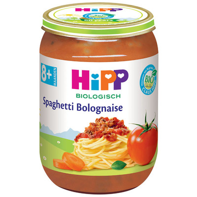 Hipp Spaghetti bolognese biologisch 8 maanden