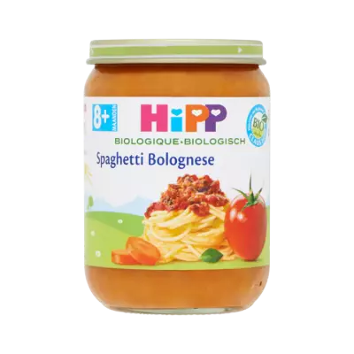 HiPP Biologisch Spaghetti Bolognese 8+ Maanden