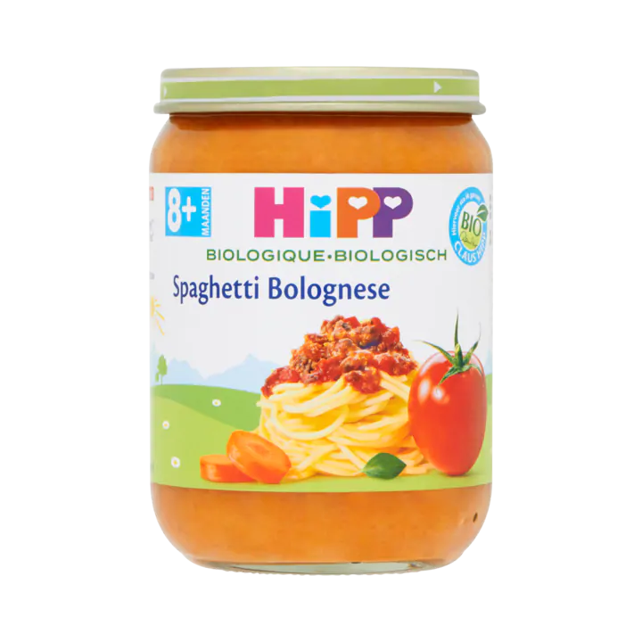 HiPP Biologisch Spaghetti Bolognese 8+ Maanden