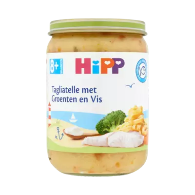 HiPP Tagliatelle met Groenten en Vis 8+ Maanden