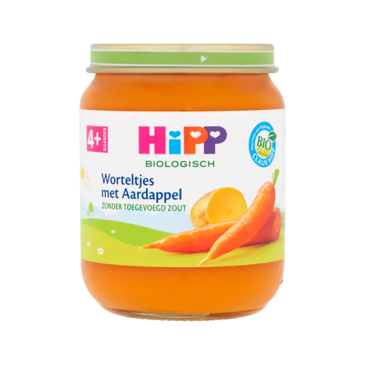 HiPP Biologisch Worteltjes met Aardappel 4+ Maanden