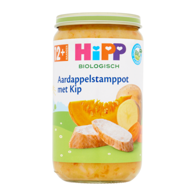 HiPP Biologisch Aardappelstamppot met Kip 12+ Maanden