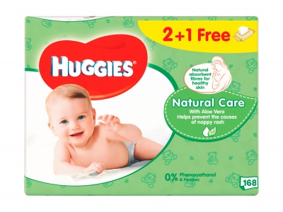 Huggies Babydoekjes natural care