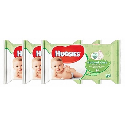 Huggies Babydoekjes natural care