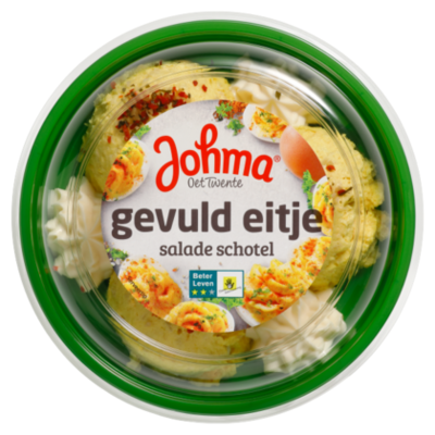 Johma Gevuld eitje saladeschotel