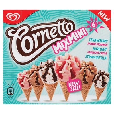 Ola Cornetto Ijs Mix Strawberry