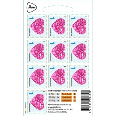 PostNL postzegel liefde 10 stuks