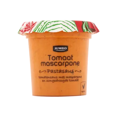 Huismerk Tomaat Mascarpone Pastasaus