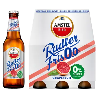 Amstel Radler Fris 0.0 Bier Grapefruit Fles