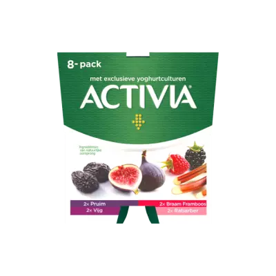 Activia Pruim, Braam Framboos, Vijg, Rabarber