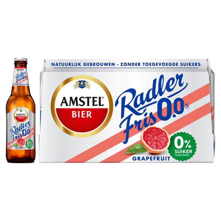 Amstel Radler Fris 0.0 Bier Grapefruit Blik